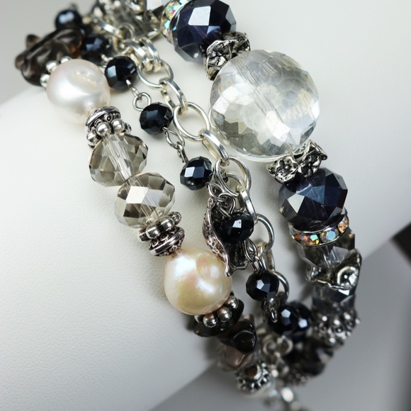 Sunken Treasure Handcrafted Pearl Silver Bracelet - Picture 6 of 8